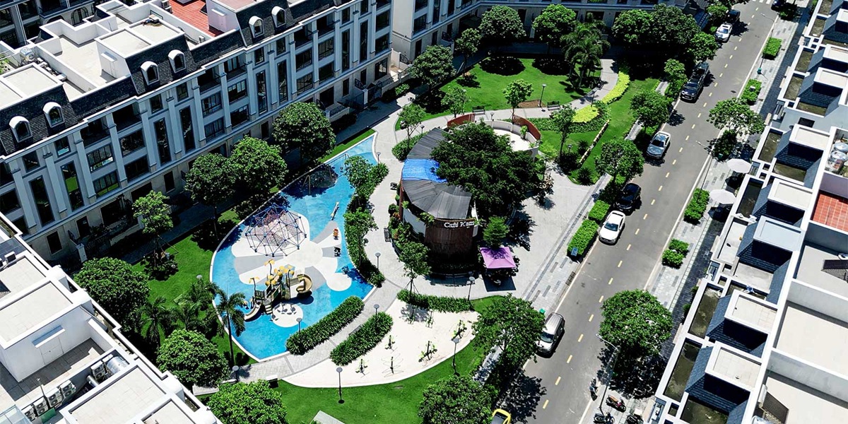 Công viên Pearl Garen tại Vạn Phúc City