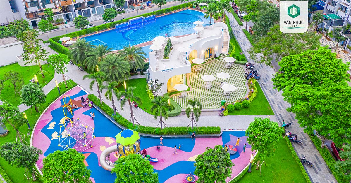 Công viên tại Vạn Phúc City