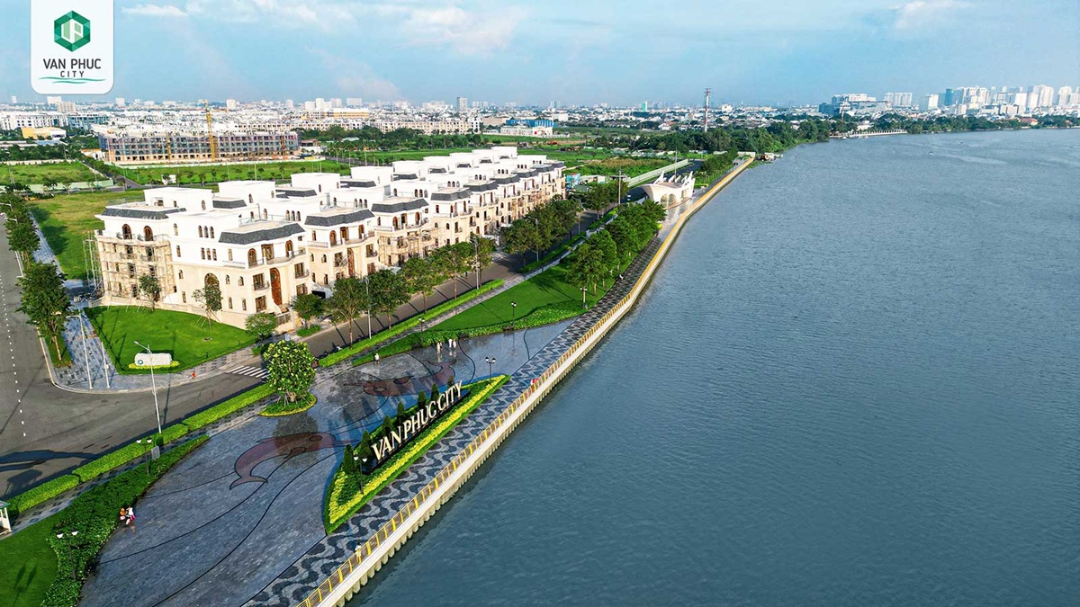 Hình ảnh thực tế khu đô thị Vạn Phúc City