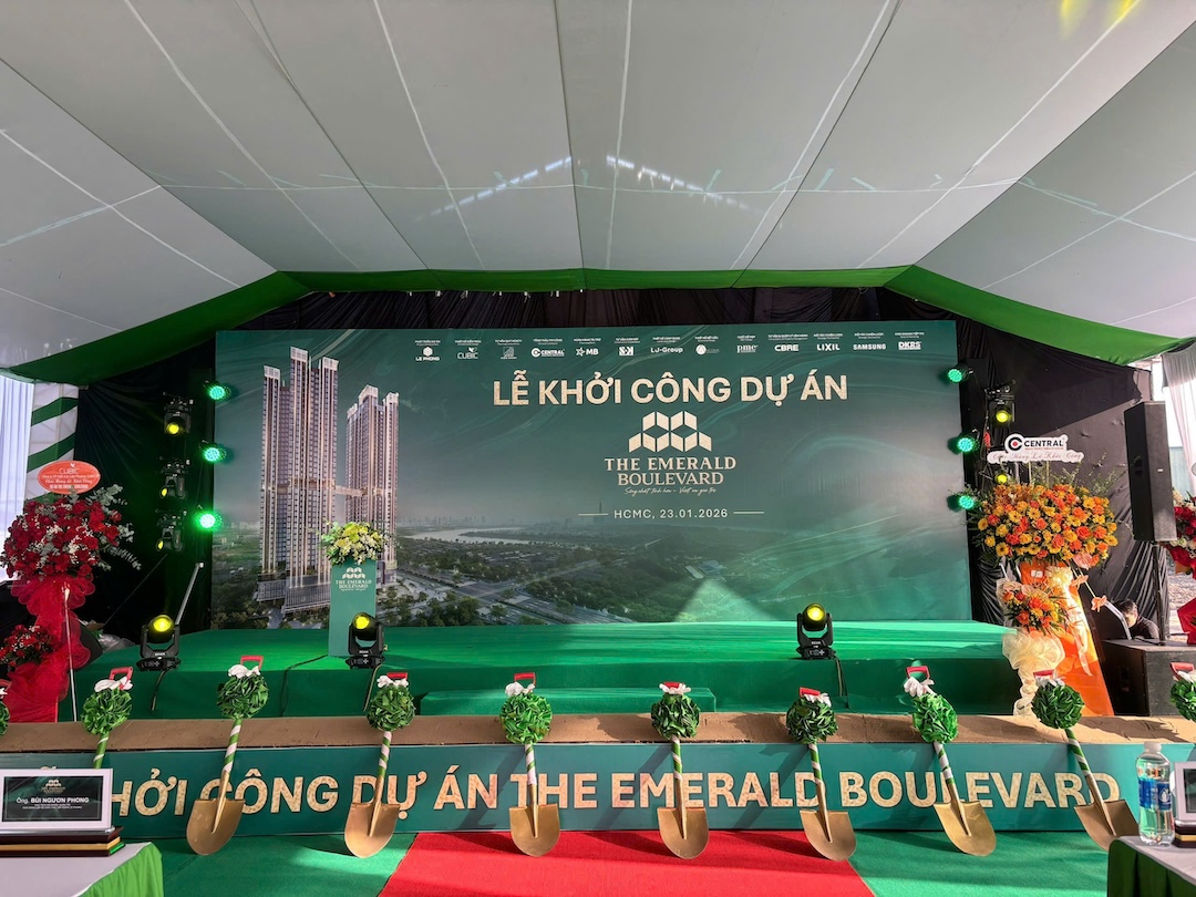 Khởi công The Emerald Boulevard: Biểu tượng sống mới tại cửa ngõ TP.HCM Lễ khởi công dự án The Emerald Bouelvard